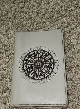 Elegant Cream Wallet From Brighton with Intricate Design